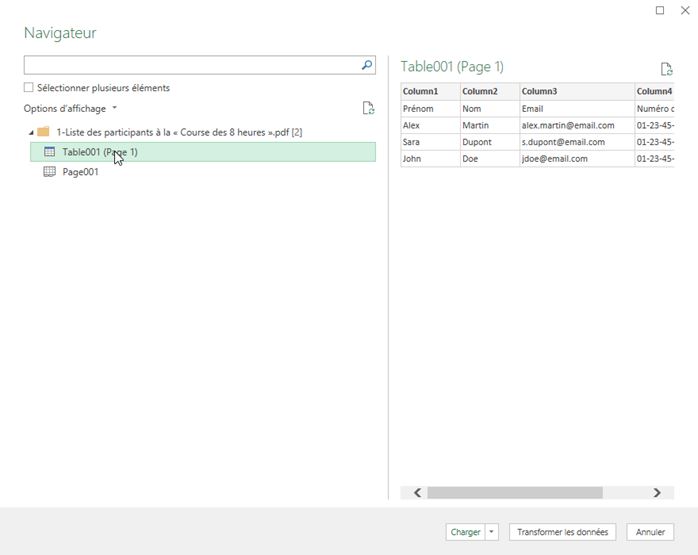 Excel formation - PDF2Excel - 05