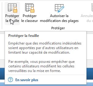 Excel formation - Protéger que format - 04