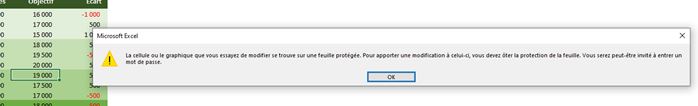 Excel formation - Protéger que format - 05
