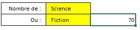 Excel formation - La fonction SOMME.SI avec des textes - 08