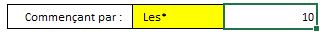 Excel formation - La fonction SOMME.SI avec des textes - 10
