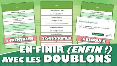 Comment détecter, supprimer ou bloquer les doublons sur Excel ?