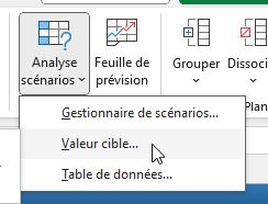 Excel formation - Valeur cible - 03