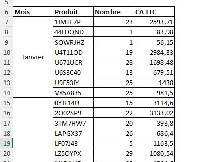 Excel formation - 20240409-Remplissage auto - 01