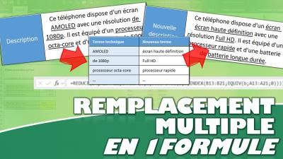 Comment effectuer des remplacements multiples avec une seule formule magique d'Excel que personne ne vous a jamais montrée !
