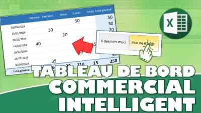 Comment créer un tableau de bord commercial intelligent avec Excel ?