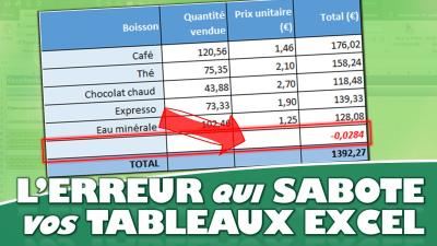 L’erreur cachée qui plombe vos tableaux Excel (et comment l’éviter)