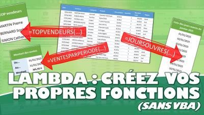 Créez vos propres fonctions personnalisées sans VBA dans Excel (nouvelle fonction LAMBDA)