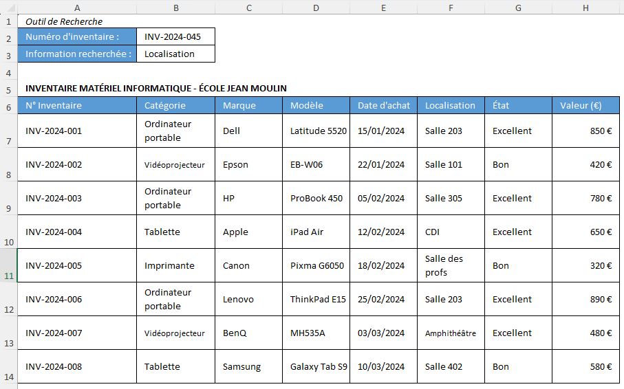 Excel formation - 0088-zoneImpression - 01
