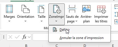 Excel formation - 0088-zoneImpression - 03