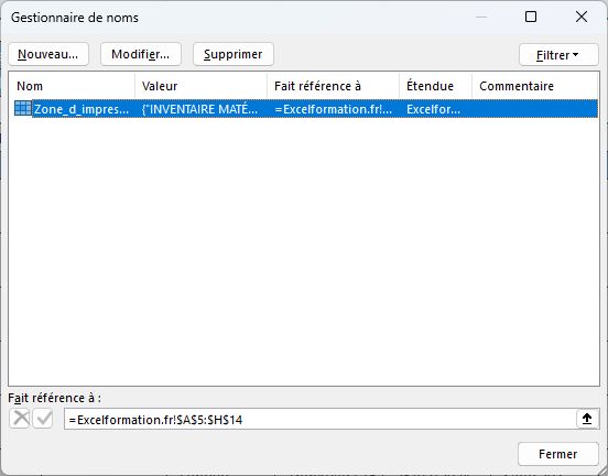 Excel formation - 0088-zoneImpression - 05