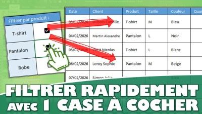 Filtrer les données avec des cases à cocher Excel : la technique MAGIQUE que 95% des utilisateurs ne connaissent pas encore !