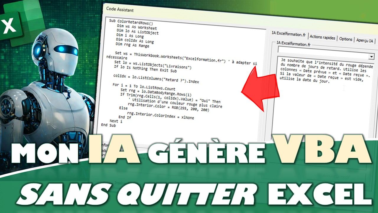 J’ai demandé à mon IA de créer mon code VBA Excel à ma place… et le résultat est bluffant