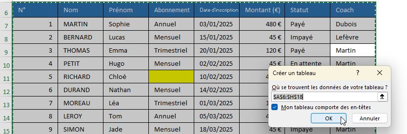 Excel formation - 0098-Automate - 09