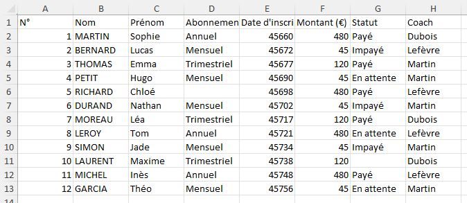 Excel formation - 0098-Automate - 12