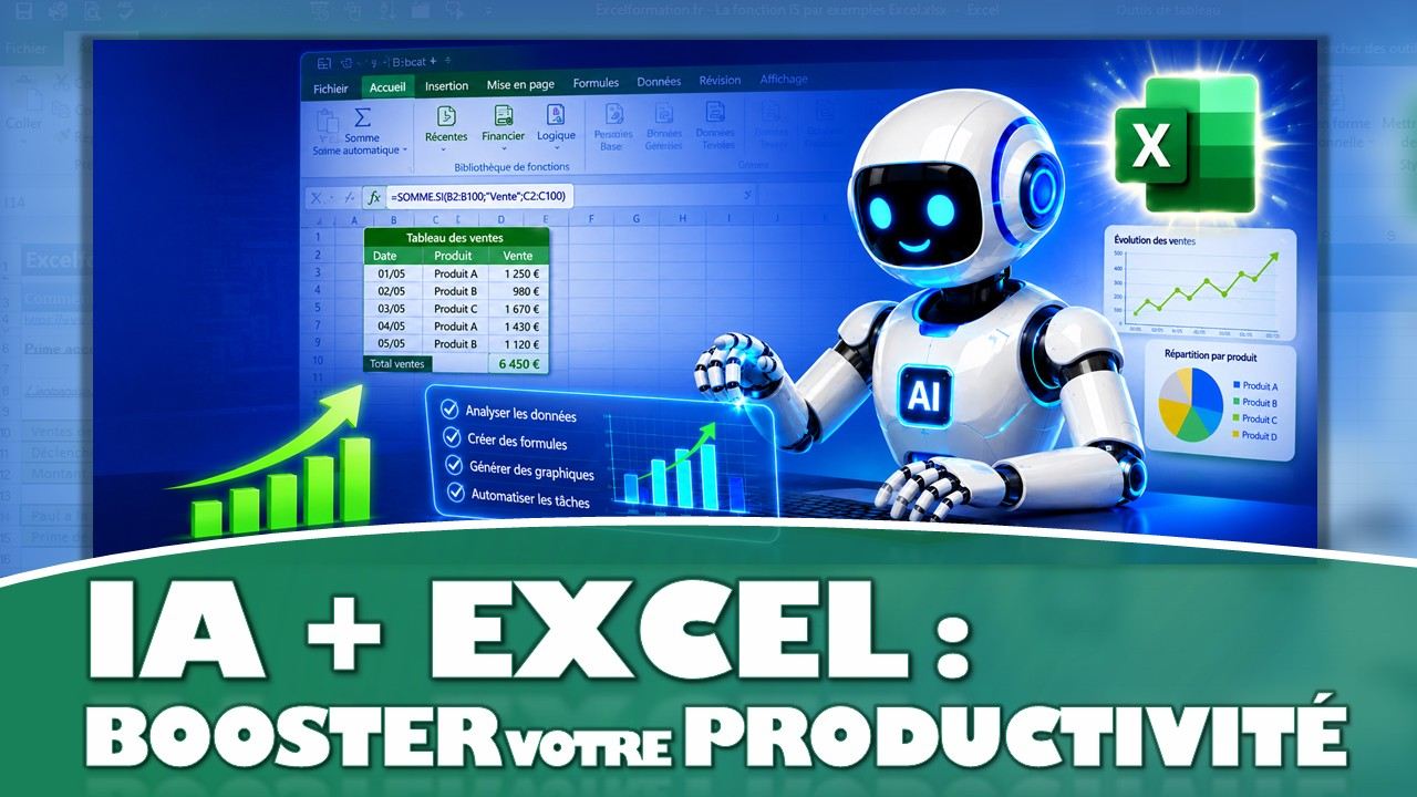 La méthode simple pour utiliser l’Intelligence Artificielle avec Excel, même sans être expert