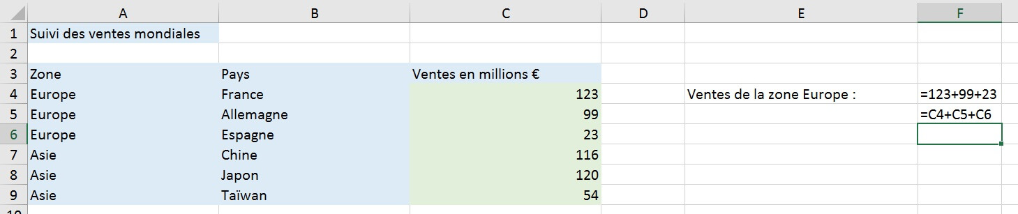 Excel formation - les fonctions de base