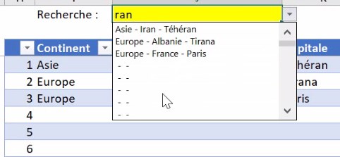 Excel formation - video comment ajouter la saisie semi automatique votre moteur de recherche excel
