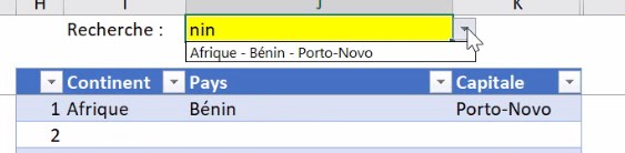 Excel formation - video comment ajouter la saisie semi automatique votre moteur de recherche excel