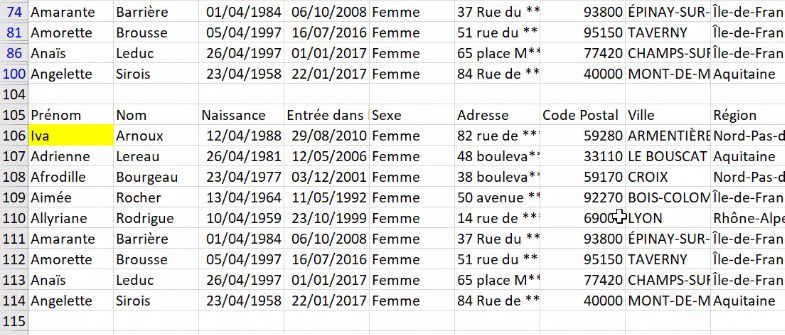Excel formation - comment analyser des donnees avec excel tri filtre filtre elabore tableaux croises dynamiques
