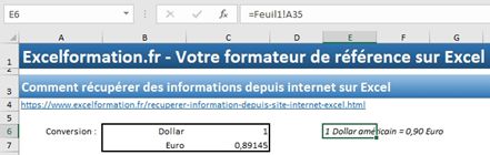 Excel formation - 025 Extraire des données depuis site internet - 03