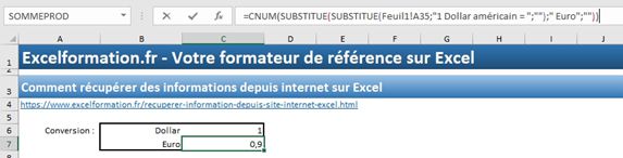 Excel formation - 025 Extraire des données depuis site internet - 08