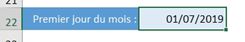 Excel formation - Les formules DATE MOIS JOUR - 10