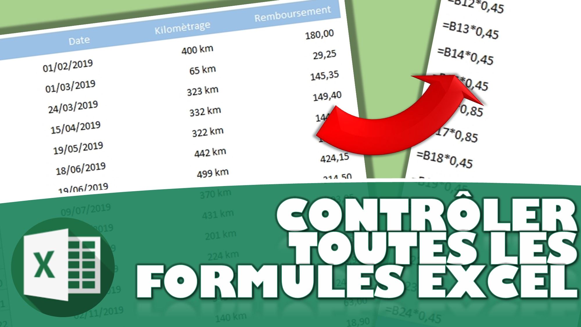 Comment trouver et contrôler toutes les formules d