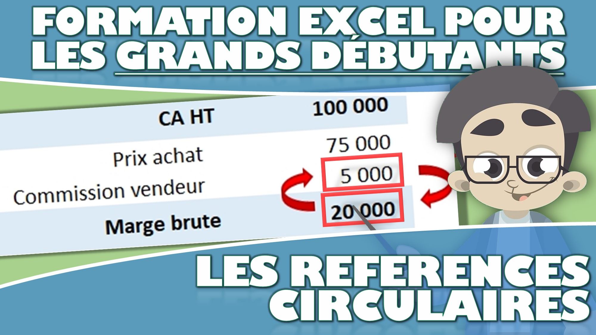 COMMENT REPERER ET CORRIGER (OU PAS !) LES REFERENCES CIRCULAIRES DANS EXCEL ? Excel formation