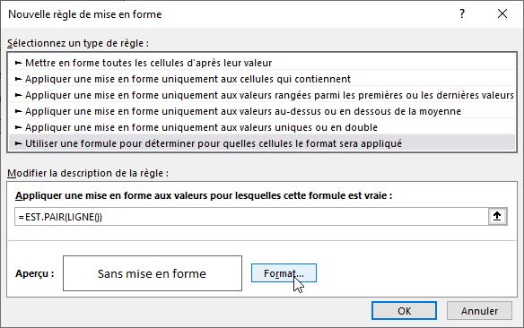 Excel formation - feuille colonne ligne - 11