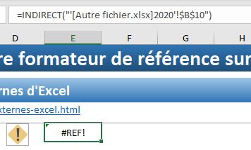 Excel formation - Référence dynamique - 04