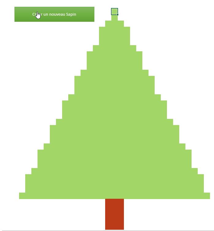 Comment créer un sapin de Noël sur Excel ? Excel formation
