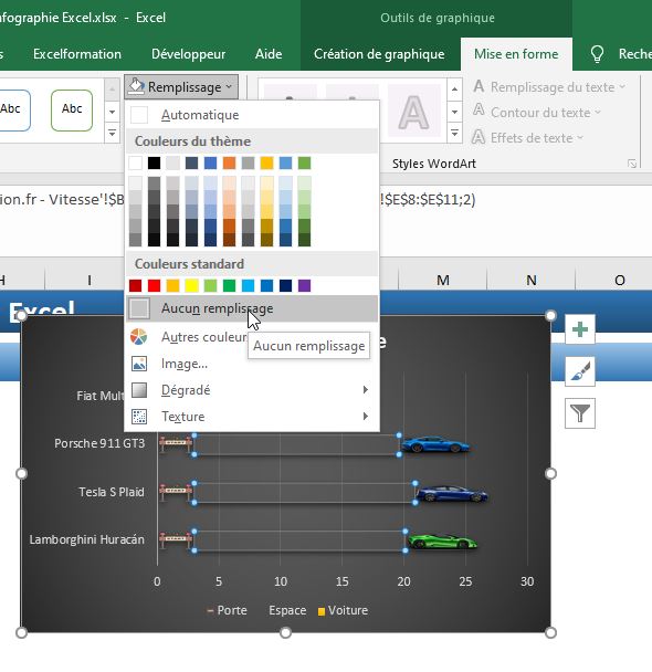 Excel formation - Créer des infographies sur Excel - 17