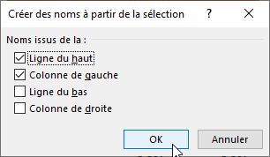 Excel formation - les noms de cellules - 09