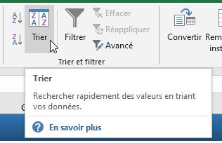 Excel formation - liste personnalisées - 09