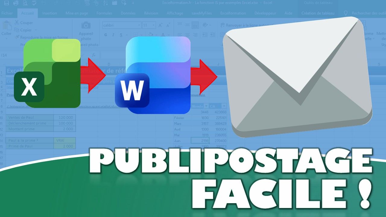 Publipostage Word + Excel : créez 100 courriers personnalisés en quelques minutes