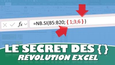 3 formules Excel impossibles… sauf avec ces accolades { }