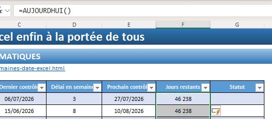 Excel formation - 0124-ajouterSemaine - 04