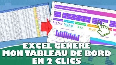 Créer un tableau de bord Excel automatiquement en quelques clics !