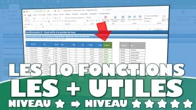 De zéro à expert Excel en 2026 : les 10 fonctions indispensables classées par niveau de difficulté
