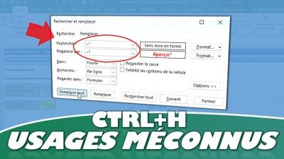 Vous utilisez mal Ctrl+H : Les astuces avancées pour nettoyer Excel comme un pro