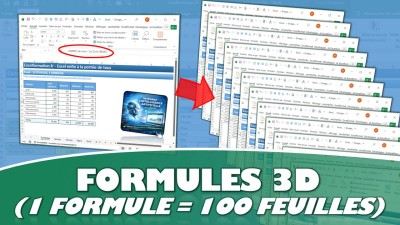 Additionner plusieurs feuilles Excel avec une seule formule 3D